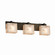 Alabaster Rocks Three Light Bath Bar in Dark Bronze (102|ALR-8923-55-DBRZ)