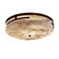 Alabaster Rocks LED Flush-Mount in Dark Bronze (102|ALR-8998-DBRZ)