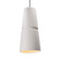 Radiance One Light Pendant in Bisque (102|CER-6435-BIS-CROM-BKCD)