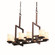 CandleAria 11 Light Chandelier in Dark Bronze (102|CNDL-8718-14-CREM-DBRZ)