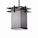 Textile One Light Pendant in Polished Chrome (102|FAB-8165-10-GRAY-CROM-RIGID)