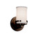 Textile LED Wall Sconce in Dark Bronze (102|FAB-8451-10-WHTE-DBRZ-LED1-700)