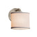 Textile One Light Wall Sconce in Dark Bronze (102|FAB-8467-30-WHTE-DBRZ)