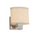 Textile LED Wall Sconce in Brushed Nickel (102|FAB-8471-30-CREM-NCKL-LED1-700)
