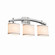 Textile Three Light Bath Bar in Brushed Nickel (102|FAB-8593-30-CREM-NCKL)