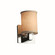 Textile One Light Wall Sconce in Polished Chrome (102|FAB-8921-10-CREM-CROM)