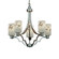 LumenAria LED Chandelier in Dark Bronze (102|FAL-8500-10-DBRZ-LED5-3500)