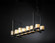 LumenAria LED Chandelier in Matte Black (102|FAL-8769-12-MBLK-LED14-9800)