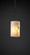 LumenAria One Light Pendant in Antique Brass (102|FAL-8815-10-ABRS-RIGID)