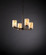 LumenAria LED Chandelier in Dark Bronze (102|FAL-8829-10-DBRZ-LED4-2800)