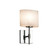 Fusion One Light Wall Sconce in Brushed Nickel (102|FSN-8417-30-WEVE-NCKL)