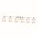Fusion Six Light Bath Bar in Matte Black (102|FSN-8426-15-RBON-MBLK)