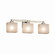 Fusion Three Light Bath Bar in Matte Black (102|FSN-8433-55-WEVE-MBLK)