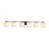 Fusion Six Light Bath Bar in Dark Bronze (102|FSN-8446-30-OPAL-DBRZ)