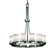 Fusion LED Chandelier in Dark Bronze (102|FSN-8763-10-WEVE-DBRZ-LED12-8400)