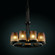 Fusion LED Chandelier in Dark Bronze (102|FSN-8766-10-CRML-DBRZ-LED9-6300)