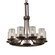 Fusion Nine Light Chandelier in Brushed Nickel (102|FSN-8766-10-SEED-NCKL)