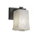 Veneto Luce One Light Wall Sconce in Brushed Nickel (102|GLA-8441-26-WHTW-NCKL)