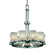 Veneto Luce LED Chandelier in Brushed Nickel (102|GLA-8766-16-WHTW-NCKL-LED9-6300)