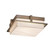 Porcelina LED Outdoor Flush Mount in Brushed Nickel (102|PNA-7560W-WAVE-NCKL)