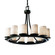 Limoges LED Chandelier in Dark Bronze (102|POR-8768-10-WFAL-DBRZ-LED12-8400)