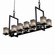 Wire Glass LED Chandelier in Dark Bronze (102|WGL-8620-15-GRCB-DBRZ-LED12-8400)