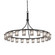 Wire Glass 21 Light Chandelier in Dark Bronze (102|WGL-8736-10-SWCB-DBRZ)