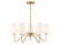 Mchan Five Light Chandelier in Natural Brass (446|M10060NB)