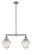 Franklin Restoration LED Island Pendant in Brushed Satin Nickel (405|209-SN-G664-7-LED)