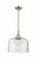 Caden LED Mini Pendant in Black Antique Brass (405|447-1S-BAB-G713-L-LED)