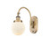 Franklin Restoration LED Wall Sconce in Brushed Brass (405|918-1W-BB-G201-6-LED)