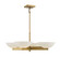 Fallon Four Light Chandelier in Warm Brass (51|1-1613-4-322)