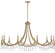 Kameron Ten Light Chandelier in Warm Brass (51|1-1805-10-322)