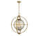 Pearl Three Light Pendant in Warm Brass (51|7-1872-3-322)