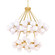 Arya LED Chandelier in Satin Gold (401|1020P39-70-602)
