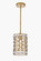 Belinda One Light Mini Pendant in Champagne (401|1026P7-1-193)