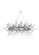 Icicle 12 Light Chandelier in Chrome (401|1154P43-12-601-O)