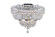 Stefania Nine Light Flush Mount in Chrome (401|8003C24C)
