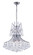 Princess Eight Light Chandelier in Chrome (401|8012P20C)