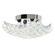 Queen Four Light Flush Mount in Chrome (401|8038C14C-S)