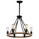 Ganges Six Light Chandelier in Black (401|9671P25-6-101)