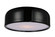 Campton Three Light Flush Mount in Black (401|9688C19-3-171)