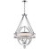 Arkansas Four Light Chandelier in Chrome (401|9957P20-4-601)