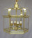 Princess Four Light Pendant in Raw Brass (265|13923RBC)