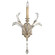 Beveled Arcs One Light Wall Sconce in Silver (48|705150ST)