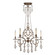 Encased Gems Six Light Chandelier in Bronze (48|708940-3ST)