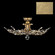 Crystal Laurel Five Light Semi-Flush Mount in Gold (48|753440-SF3)