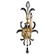 Beveled Arcs One Light Wall Sconce in Gold (48|760450ST)