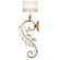 Crystal Laurel One Light Wall Sconce in Gold (48|774850ST)