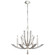 Vol de Cristal Six Light Chandelier in Silver (48|798040ST)